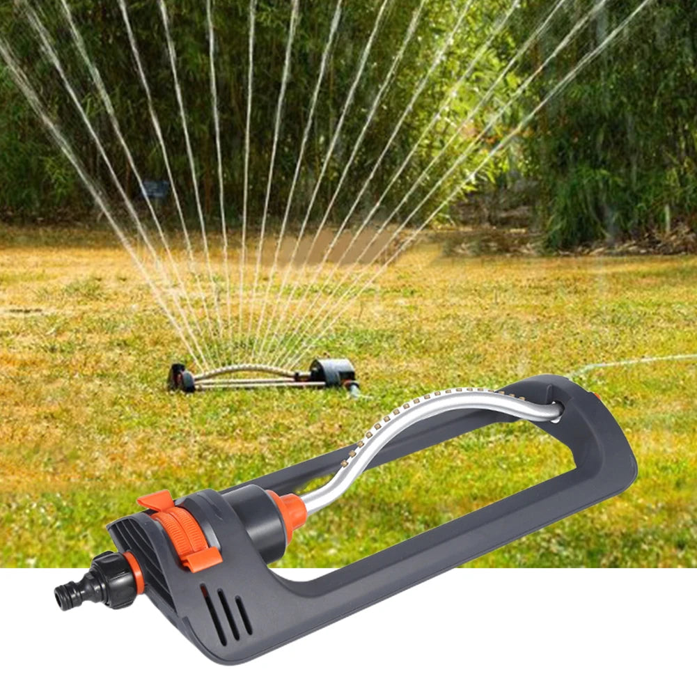 Oscillating Sprinkler Indestructible Rustproof Automatic Swing Irrigation Sprinkler 4 Modes for Large Lawn Yard and Garden Gass