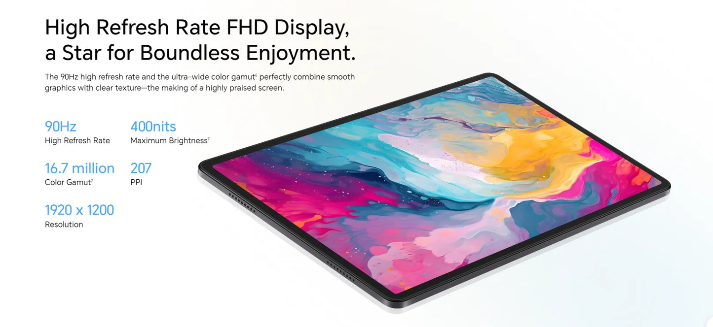 HONOR Pad X8a Tablet WIFI Global Version 4GB 128 GB 11inch 90 Hz Display 8300 mAhBattery Snapdragon 680 Android 14 WiFi Tablet