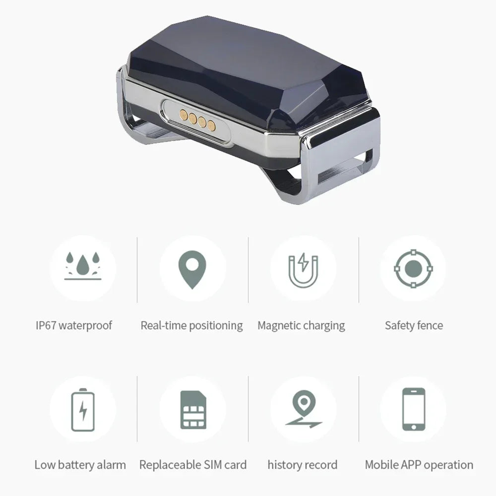 Multifunctional Pet Smart G12 GPS Tracker Mini Anti-Lost Collar Waterproof Locator Tracer Device For Dog Cat Pets Accessories