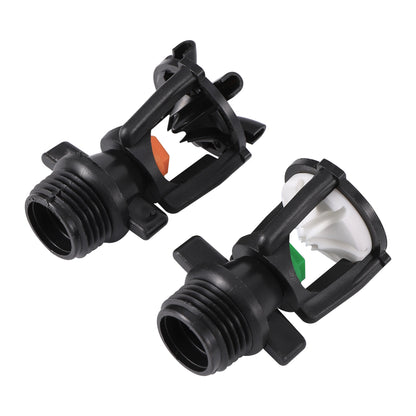 1/2" Male Thread Rotating Sprinklers Irrigation Water Spray Sprinkler  Lawn 360° Rotary Watering Nozzles garden watering system