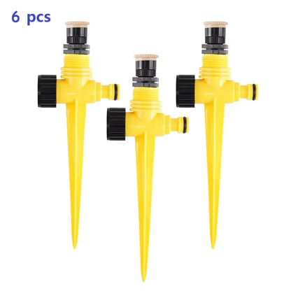Garden Sprinkler 360° Rotation Irrigation Watering System Agriculture Ground Automatic Tube Adjustable Plug Buried Atomization