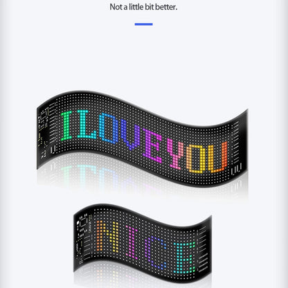 APP Control LED Display Screen Super Bright LED Matrix Pixel Panel IP65 Waterproof Flexible LED Car Sign for Restaurant Car Shop