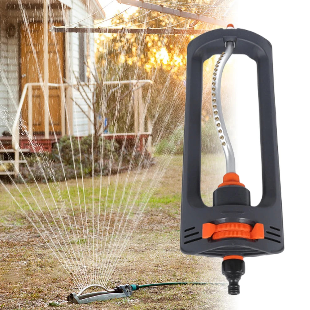 Oscillating Sprinkler Indestructible Rustproof Automatic Swing Irrigation Sprinkler 4 Modes for Large Lawn Yard and Garden Gass