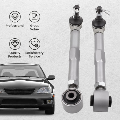 1 Pair Adjustable Rear Toe Control Arms Sets for Lexus IS200 IS300 GS430 2000-2005