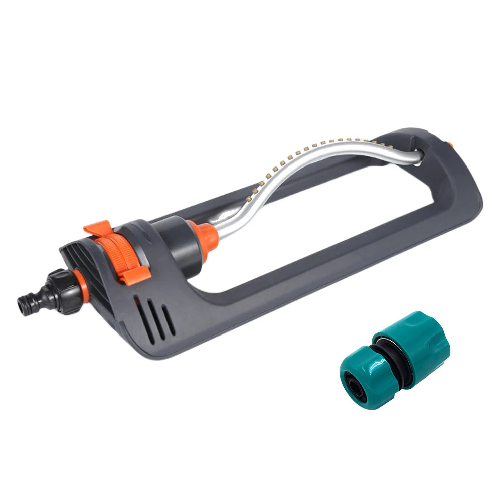 Oscillating Sprinkler Indestructible Rustproof Automatic Swing Irrigation Sprinkler 4 Modes for Large Lawn Yard and Garden Gass