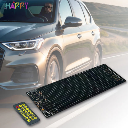 APP Control LED Display Screen Super Bright LED Matrix Pixel Panel IP65 Waterproof Flexible LED Car Sign for Restaurant Car Shop