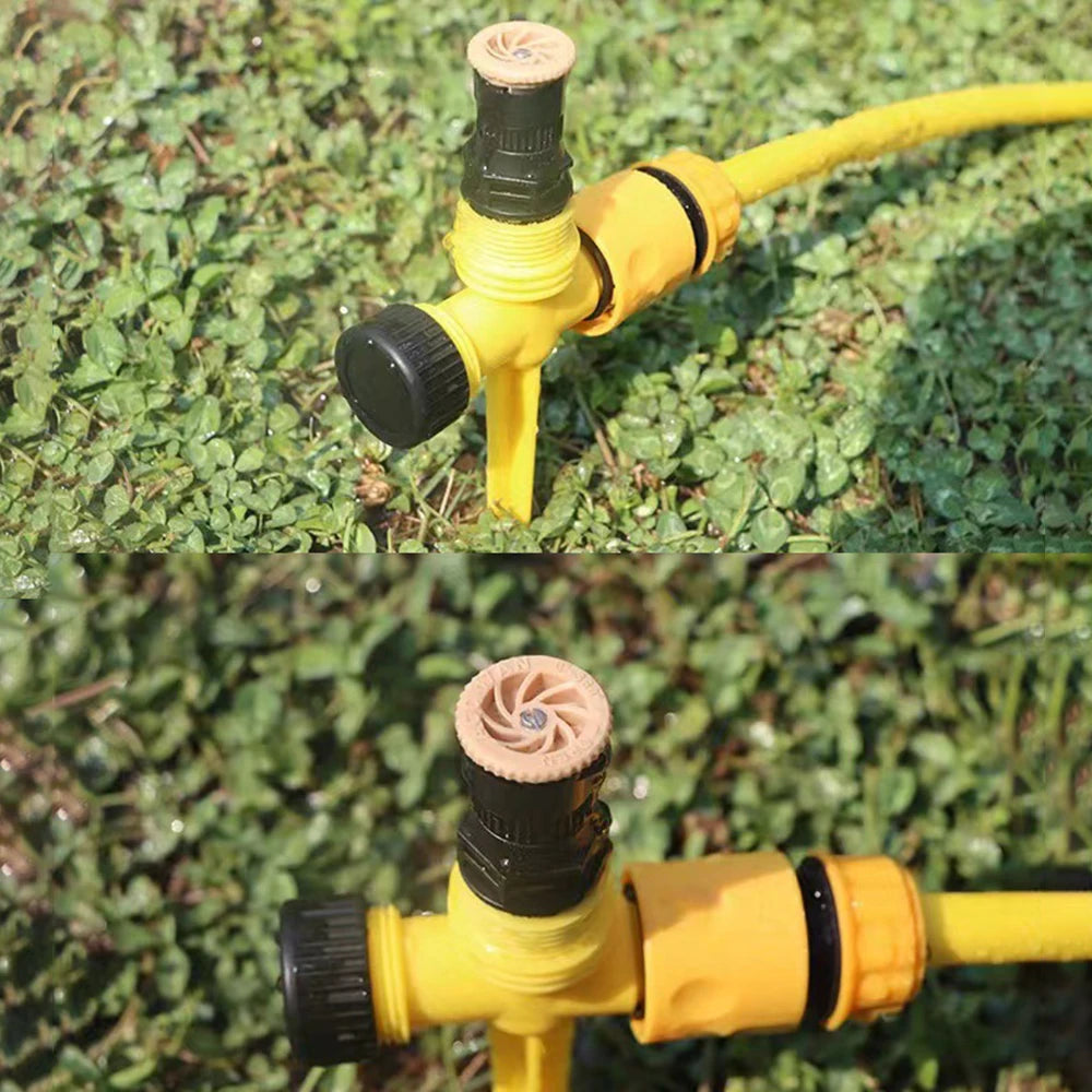 Garden Sprinkler 360° Rotation Irrigation Watering System Agriculture Ground Automatic Tube Adjustable Plug Buried Atomization