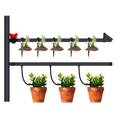 10Pcs 8 Hole Spiked Dripper Adjustable Sprinkler Drip Irrigation Staked Emitters Garden Greenhouse Horticulture Watering Device