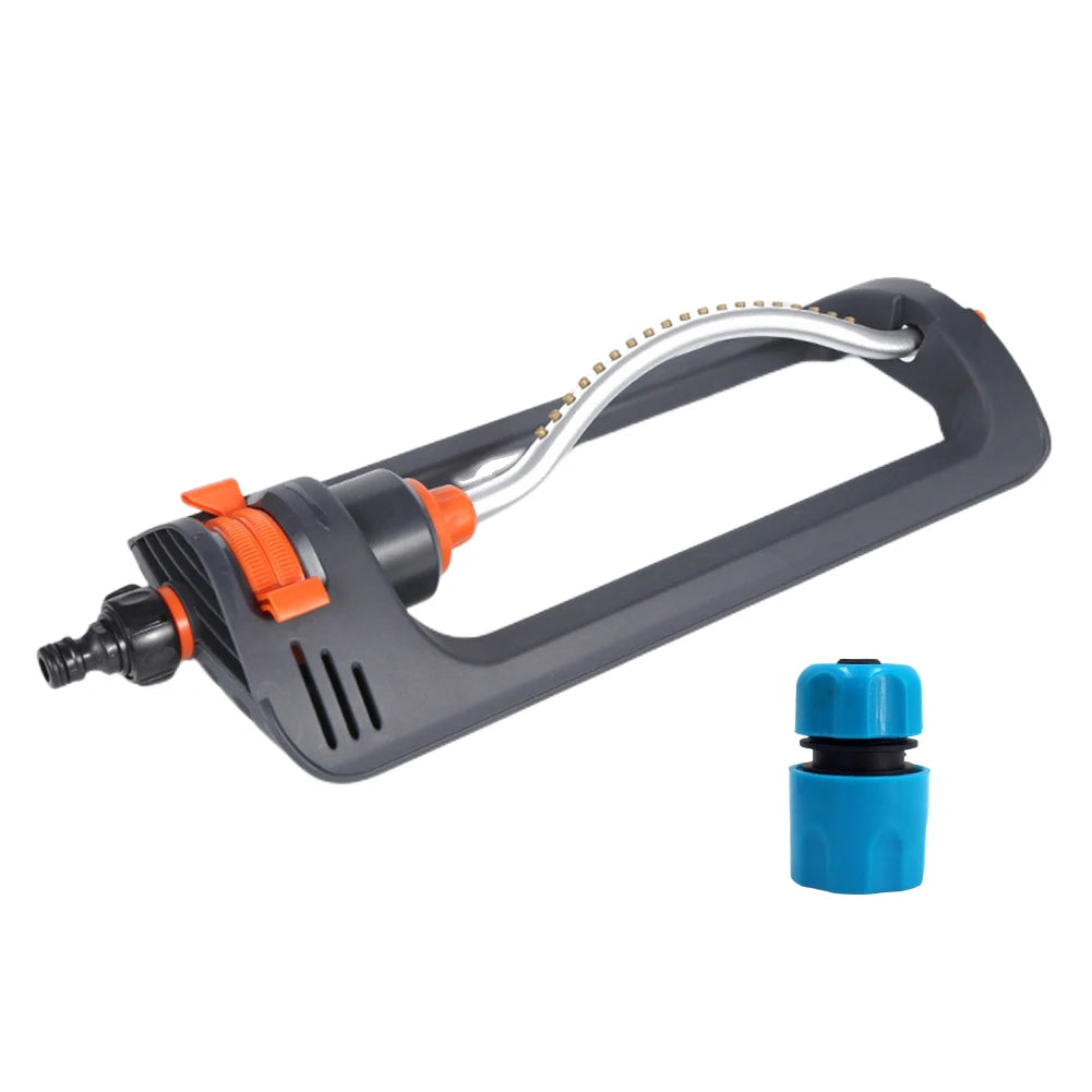 Oscillating Sprinkler Indestructible Rustproof Automatic Swing Irrigation Sprinkler 4 Modes for Large Lawn Yard and Garden Gass