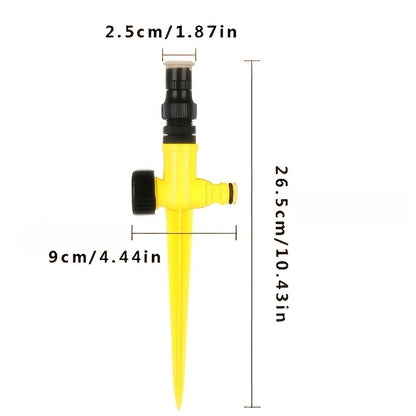 1PC 360 Degree Rotary Plug-in Sprinkler For Farmland Irrigation, Atomization, Lawn Watering Flower Watering, And Greening Nozzle