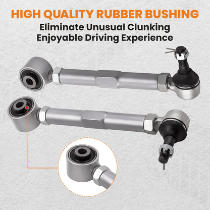 1 Pair Adjustable Rear Toe Control Arms Sets for Lexus IS200 IS300 GS430 2000-2005
