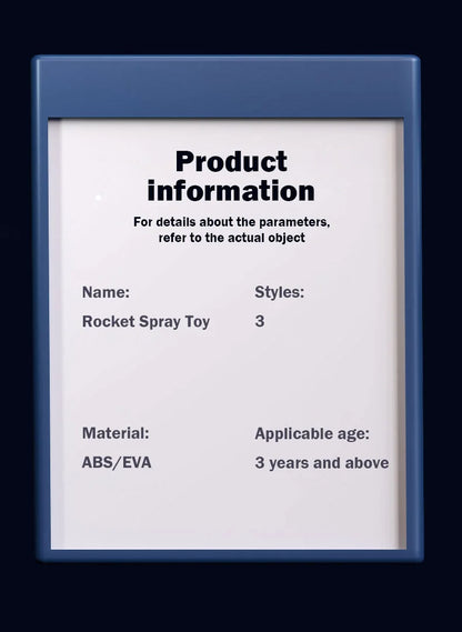 Space Jet Sprinkler Spinning Flying Splash Playing Water Toy Summer Outdoor Water Powered Launcher Kids Bath Toys STEM