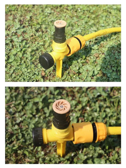 Garden Sprinkler 360° Rotation Irrigation Watering System Agriculture Ground Automatic Tube Adjustable Plug Buried Atomization