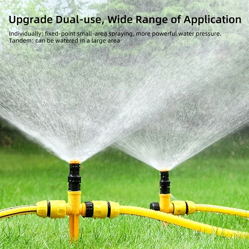 1PC 360 Degree Rotary Plug-in Sprinkler For Farmland Irrigation, Atomization, Lawn Watering Flower Watering, And Greening Nozzle