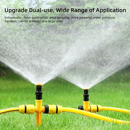 1PC 360 Degree Rotary Plug-in Sprinkler For Farmland Irrigation, Atomization, Lawn Watering Flower Watering, And Greening Nozzle