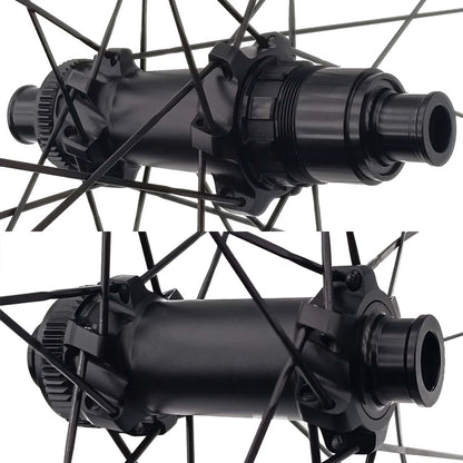 UCI CSC Ultralight Road bike Carbon Wheels 700C Center Lock 54T Ratchet System Hub Disc 35 to 58mm deep for Gravel Bicycle 1280g