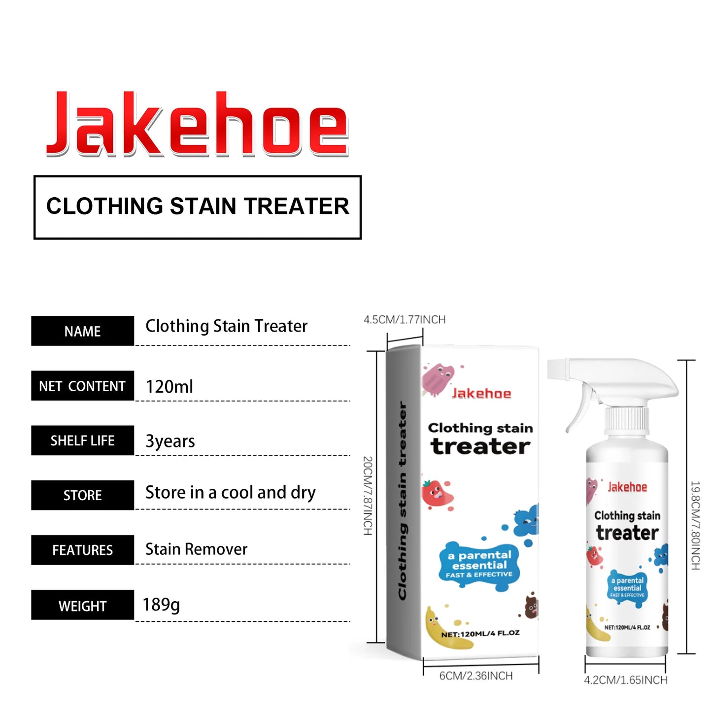 Laundry Decontamination Spray Effectively Cleans Stubborn Stains Removes Odor And Yellows Easy to Rinse No Irritation No Residue