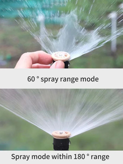 Garden Sprinkler 360° Rotation Irrigation Watering System Agriculture Ground Automatic Tube Adjustable Plug Buried Atomization