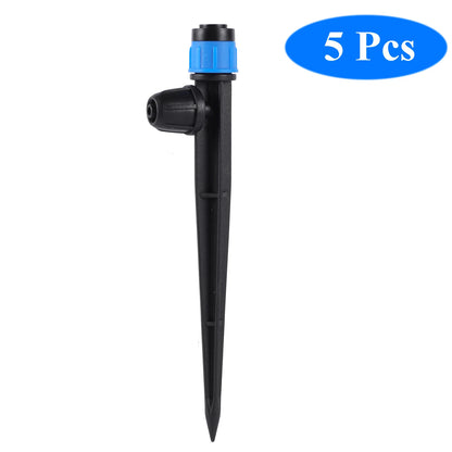 5/20/50/100Pcs 360° Scattering Sprinkler Watering Dripper Garden Farming Flower Lawn Irrigation Nozzle Locked Connect 1/4 Hose