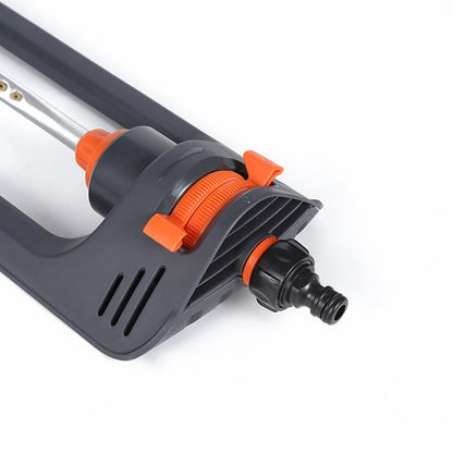 Oscillating Sprinkler Indestructible Rustproof Automatic Swing Irrigation Sprinkler 4 Modes for Large Lawn Yard and Garden Gass