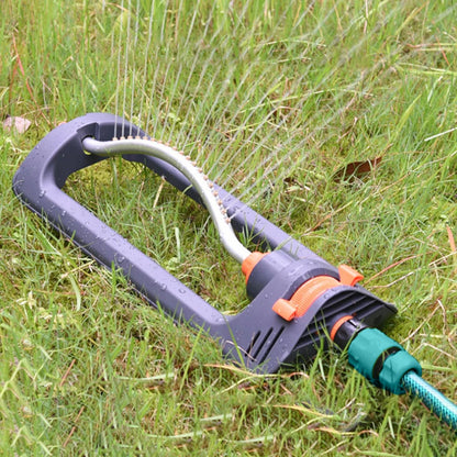 Oscillating Sprinkler Indestructible Rustproof Automatic Swing Irrigation Sprinkler 4 Modes for Large Lawn Yard and Garden Gass