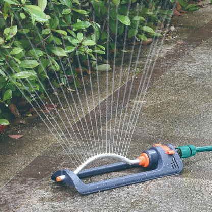 Oscillating Sprinkler Indestructible Rustproof Automatic Swing Irrigation Sprinkler 4 Modes for Large Lawn Yard and Garden Gass