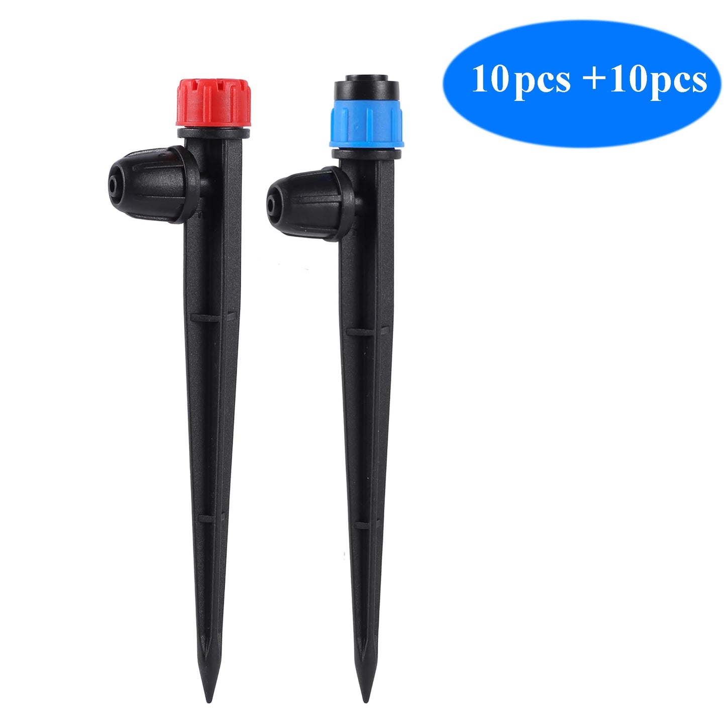 5/20/50/100Pcs 360° Scattering Sprinkler Watering Dripper Garden Farming Flower Lawn Irrigation Nozzle Locked Connect 1/4 Hose