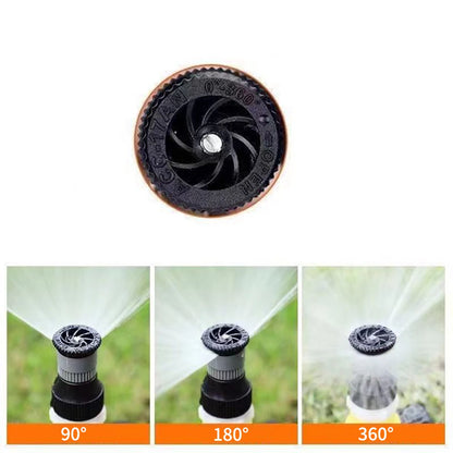 Garden Sprinkler 360° Rotation Irrigation Watering System Agriculture Ground Automatic Tube Adjustable Plug Buried Atomization