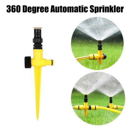 1PC 360 Degree Rotary Plug-in Sprinkler For Farmland Irrigation, Atomization, Lawn Watering Flower Watering, And Greening Nozzle